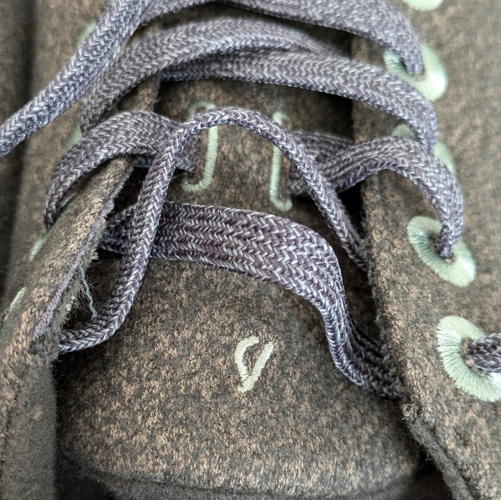 AllBirds Gray White Piper Merino Wool Women's Size 11 Sneakers Shoes - Picture 7 of 16